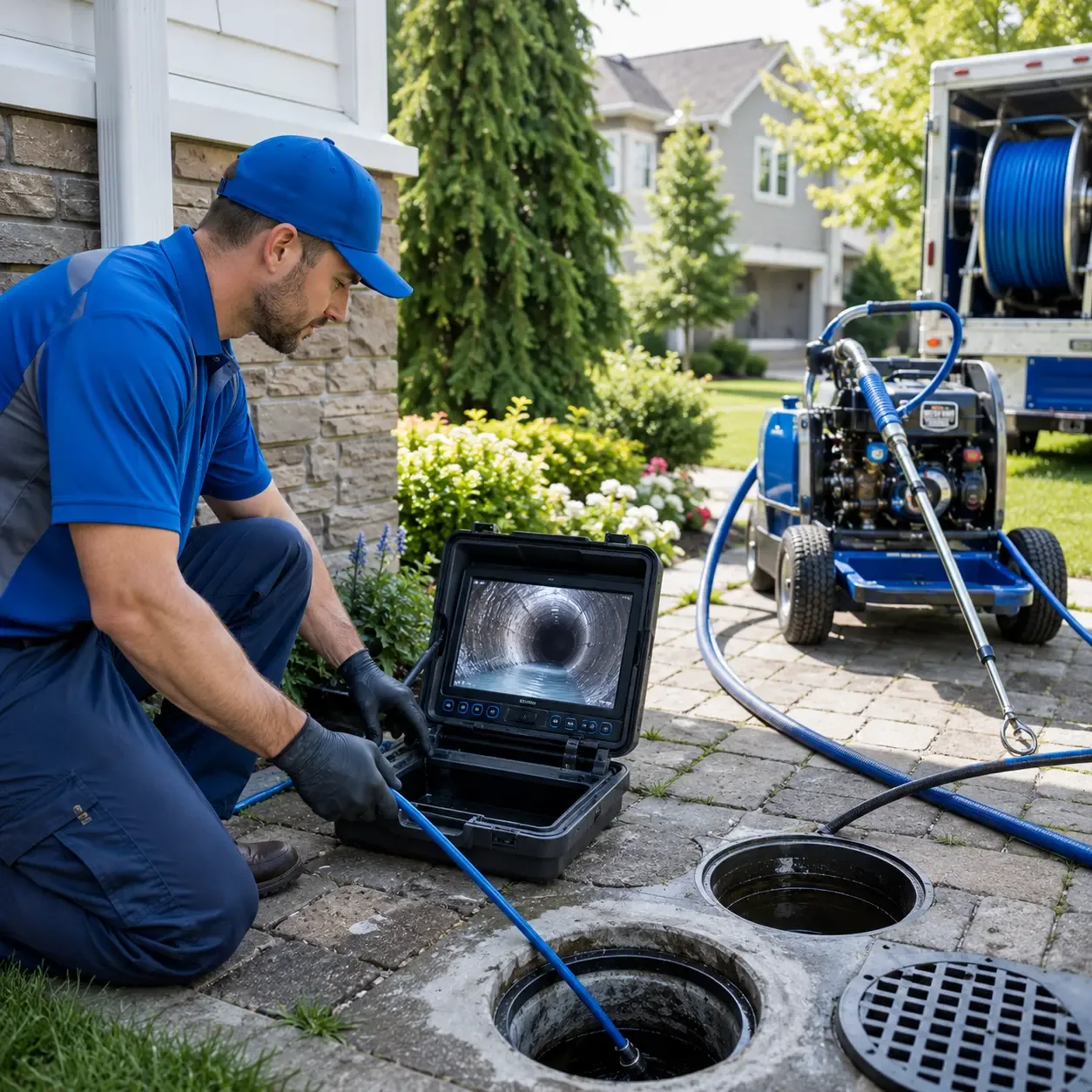 Outdoor drain cleaning professionals serving Moss, TN